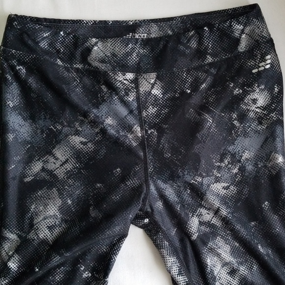 bcg Athletic Wear Pants Large Black Gray White 10 - Picture 6 of 7